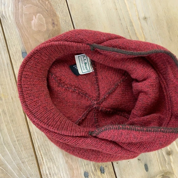 L.L. Bean Accessories Vintage Ll Bean Wool Cabbie Hat Newsboy Dark